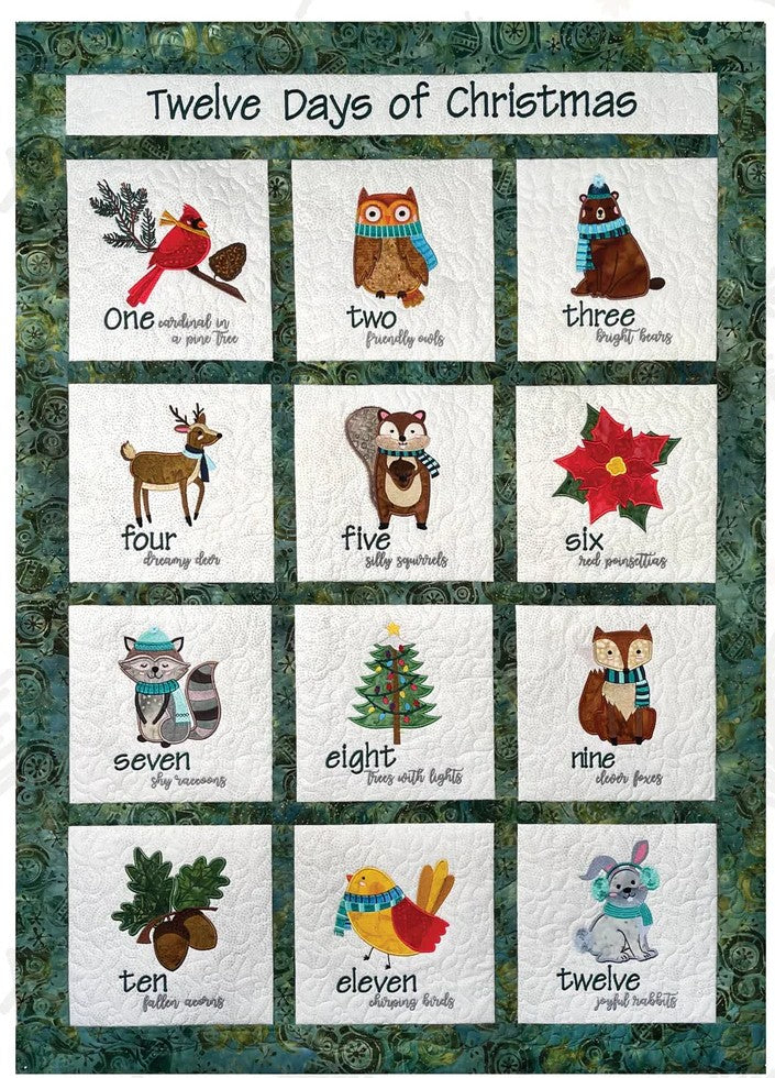 12 Days of Christmas Embroidery Sew-Along