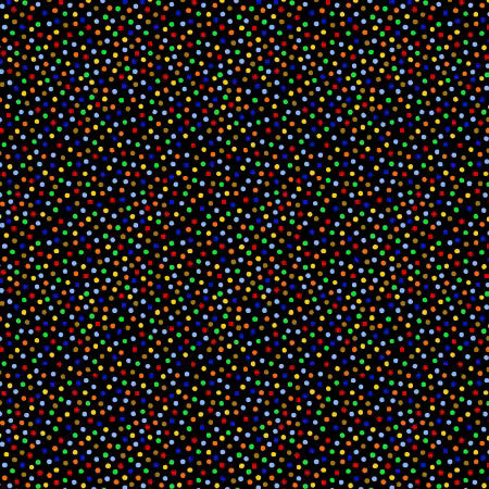 Michael Miller – Garden Pindot – Black/Brite (Sold in ½-yard increments)