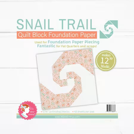 Snail Trail 12in Block Foundation Paper Pad (Copy)