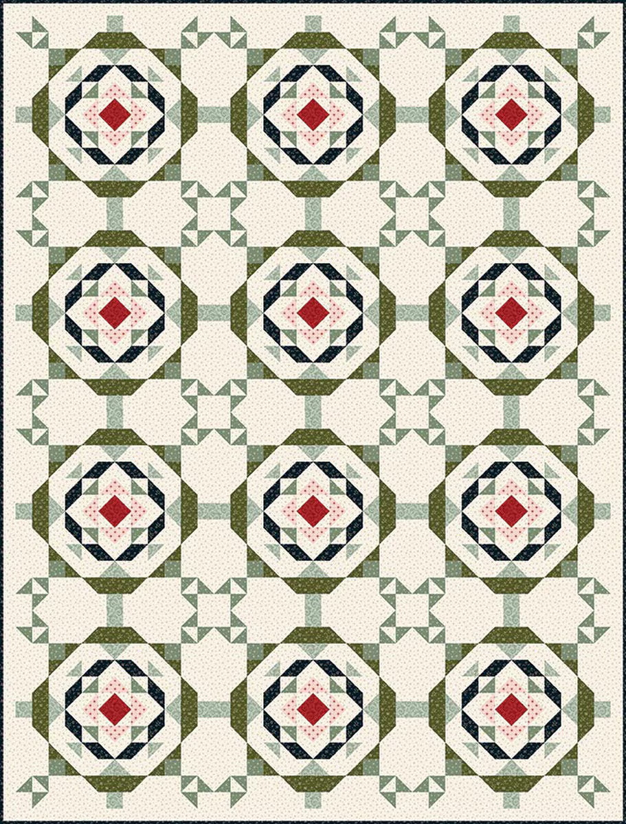 Sandy Gervais – Pieces from My Heart – Tumbling Stars Quilt Pattern