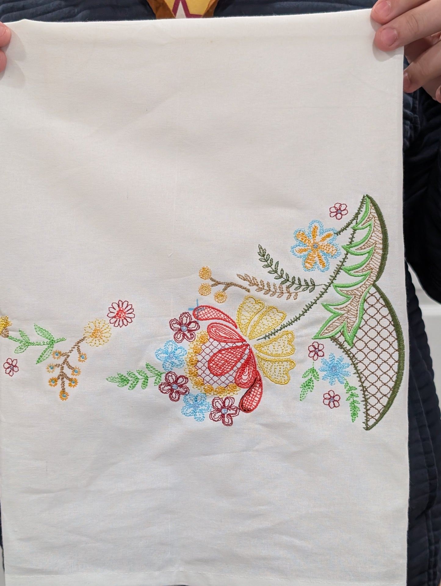 Floral Tea Towel