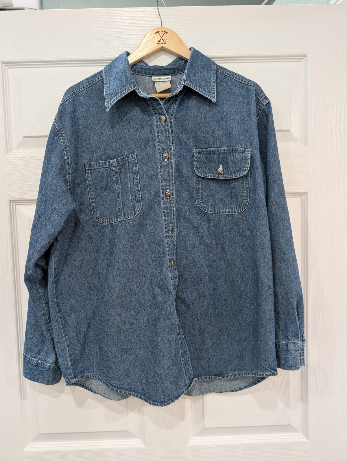 Arizona Sunset – One of One Upcycled Embroidered Denim Shirt