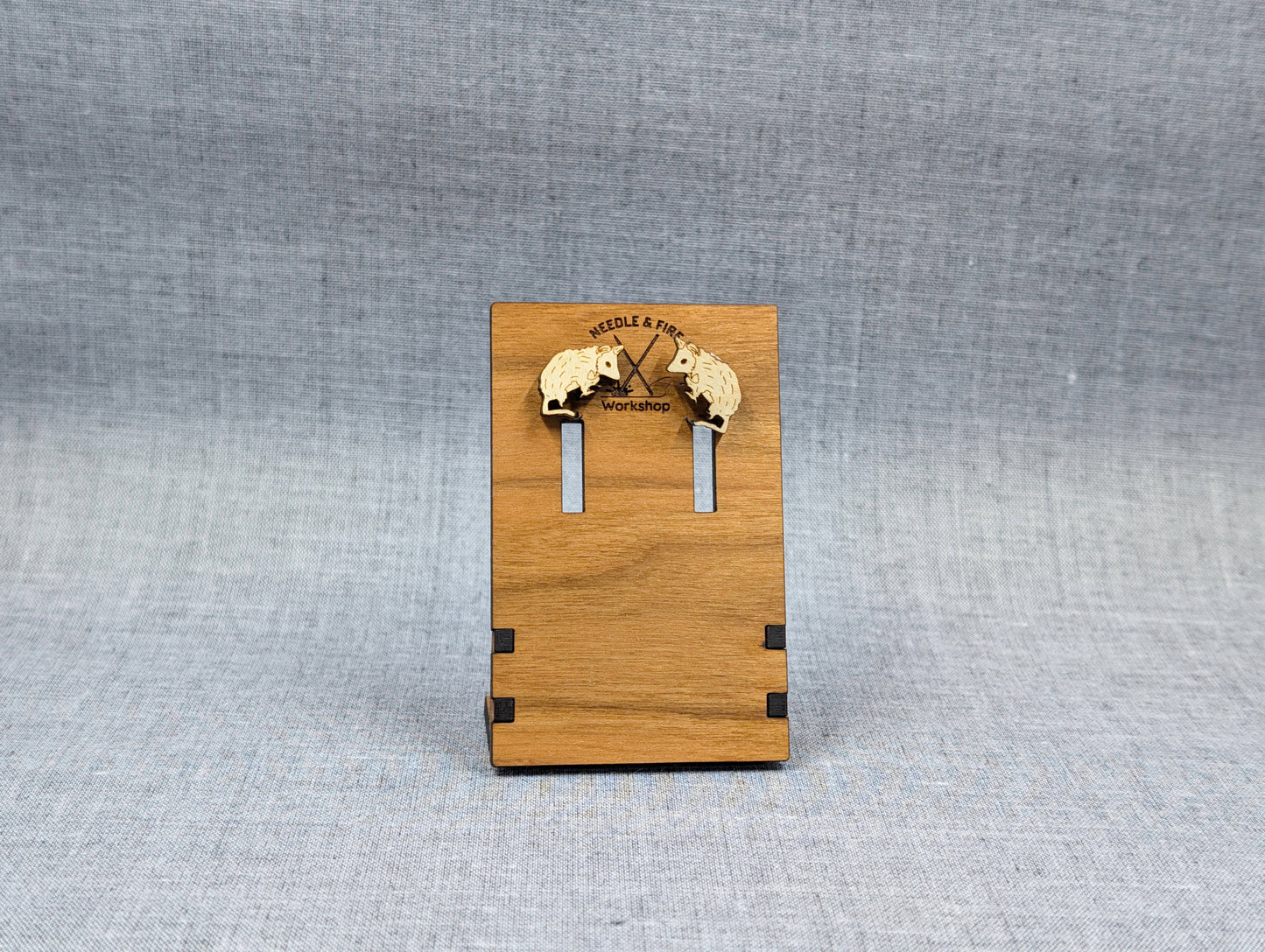 Opossum Stud Earrings