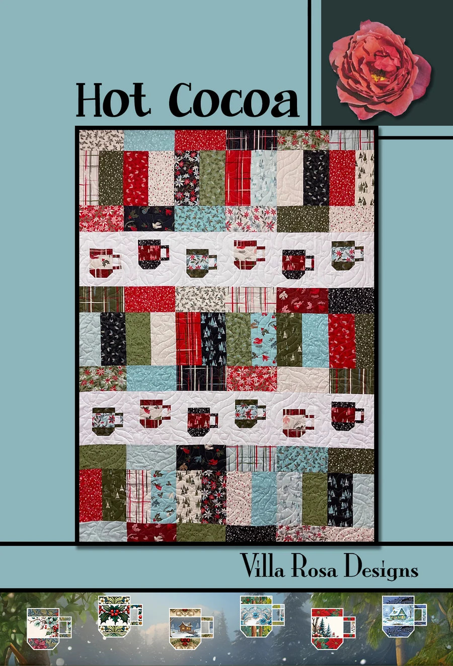 12 Quilts of Christmas Villa Rosa Designs