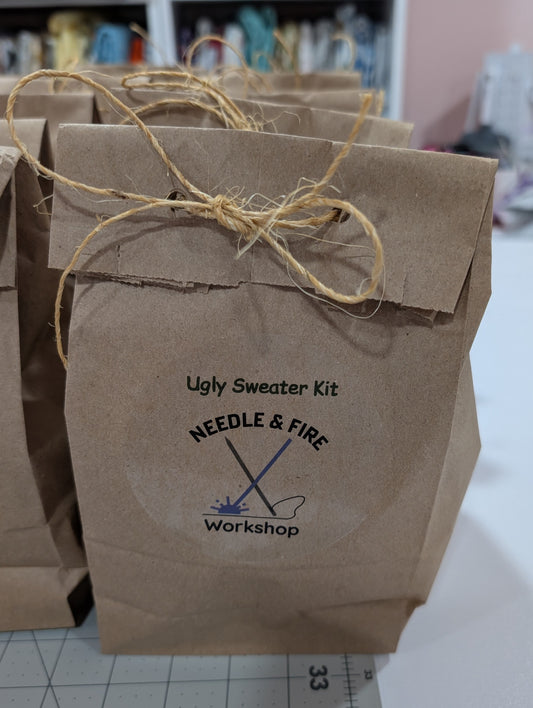 DIY Ugly Christmas Sweater Kit – Mystery Bag Edition