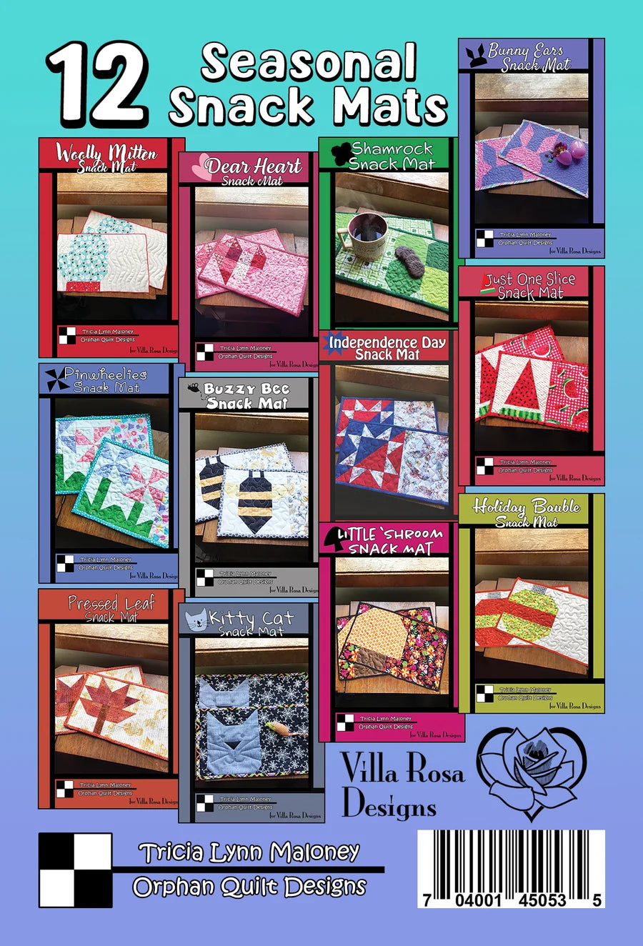 12 Seasonal Snack Mats Villa Rosa Designs