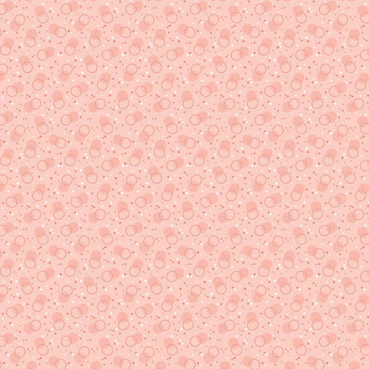 Benartex – Homestead Colonial – Bubble - Pink (Sold in ½-yard increments)