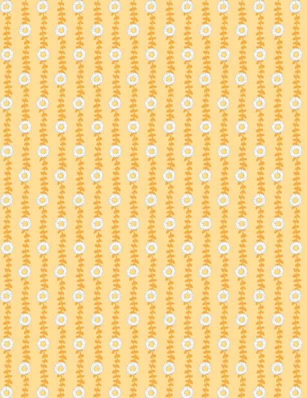 Wilmington Prints – Patch of Sunshine – Daisy Stripe Yellow (Sold in ½-yard increments)