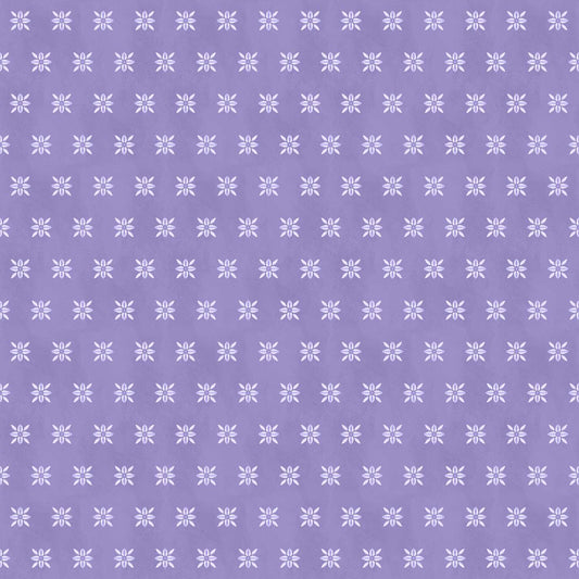 Wilmington Prints – Morning Blooms – Purple Ditzy Floral (Sold in ½-yard increments)