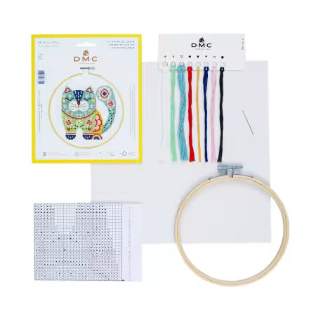 Cat Cross Stitch by DMC