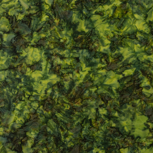 Batiks Elementals - Color Play Mottled Spring Pear