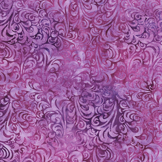 Batiks Elementals - Twirl & Swirl Razzmic Berry