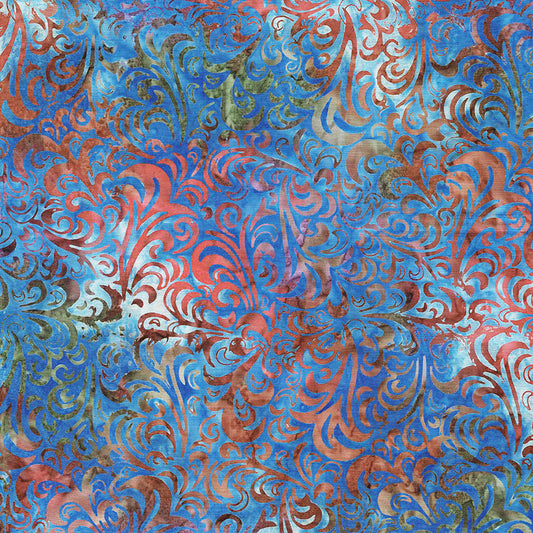 Batiks Elementals - Twirl & Swirl Kaleidoscope