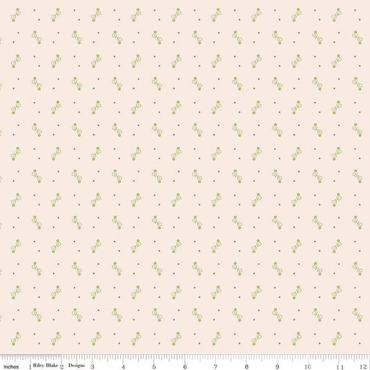 Riley Blake Designs – Gentler Times – Ditty Latte (Sold in ½-yard increments)