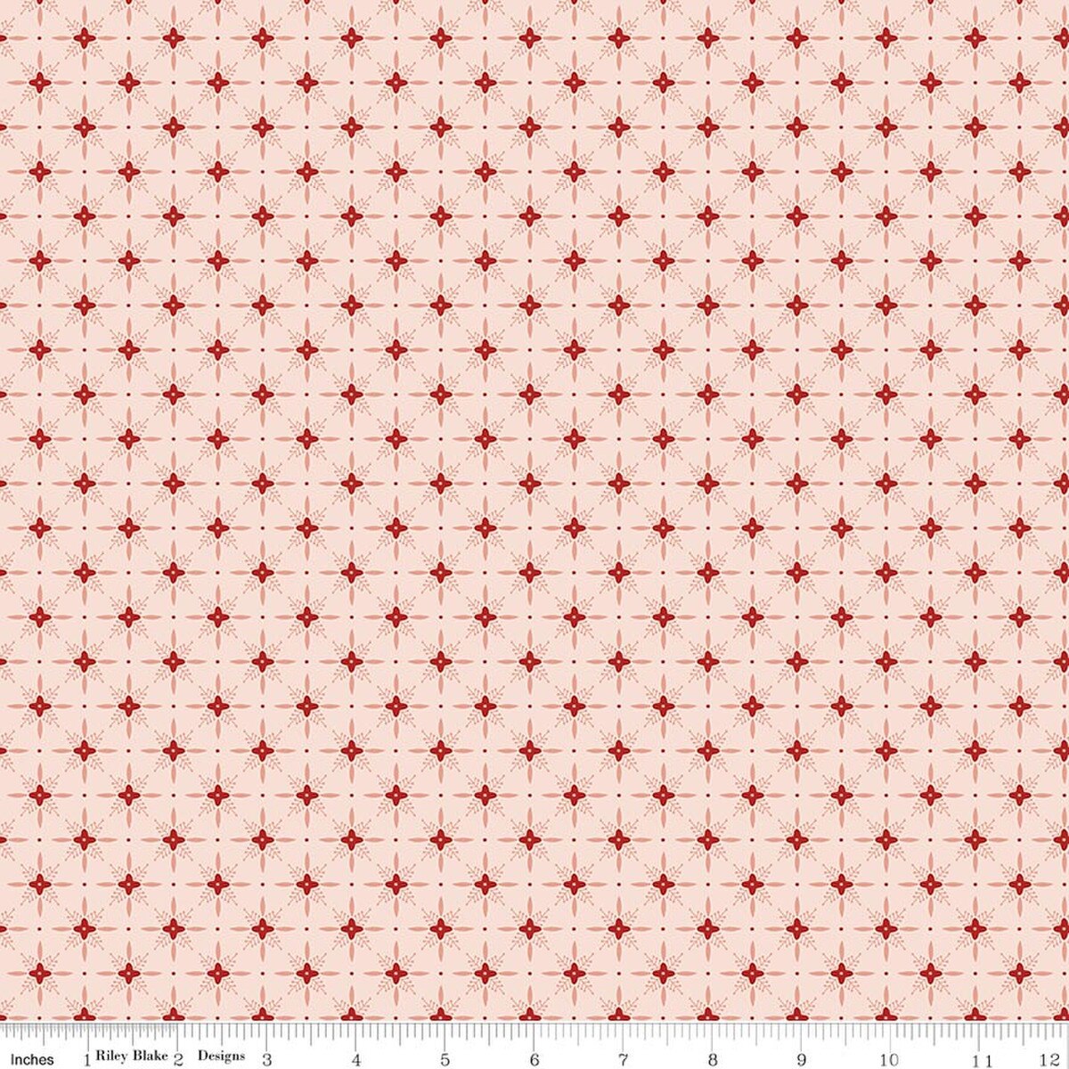 Riley Blake Designs – Christmas Greetings – Twinkle Pink (Sold in ½-yard increments)