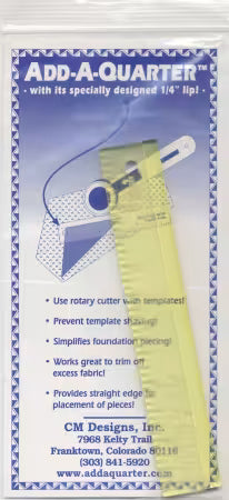 A Quarter Ruler 1 in x 6 in