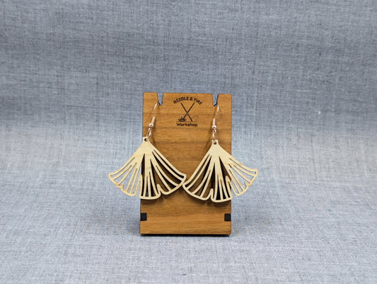 Ginko Biloba Leaves Earrings