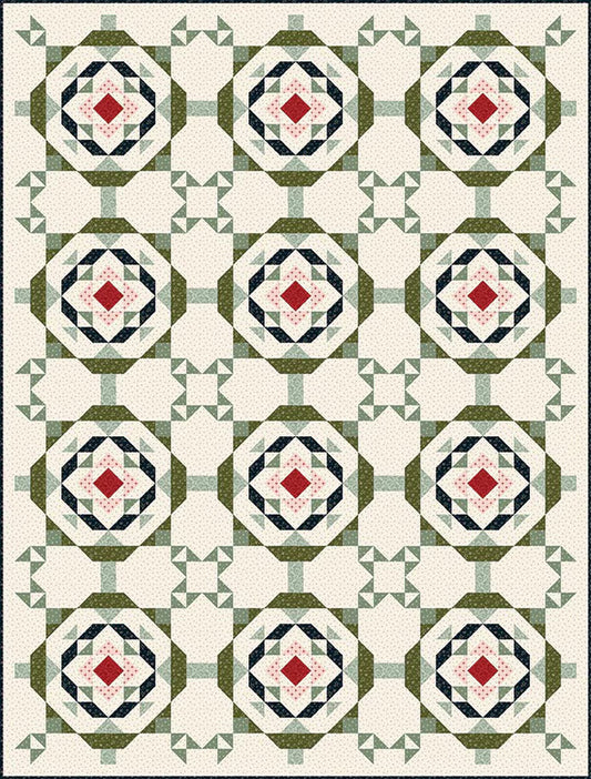 Sandy Gervais – Pieces from My Heart – Tumbling Stars Quilt Pattern