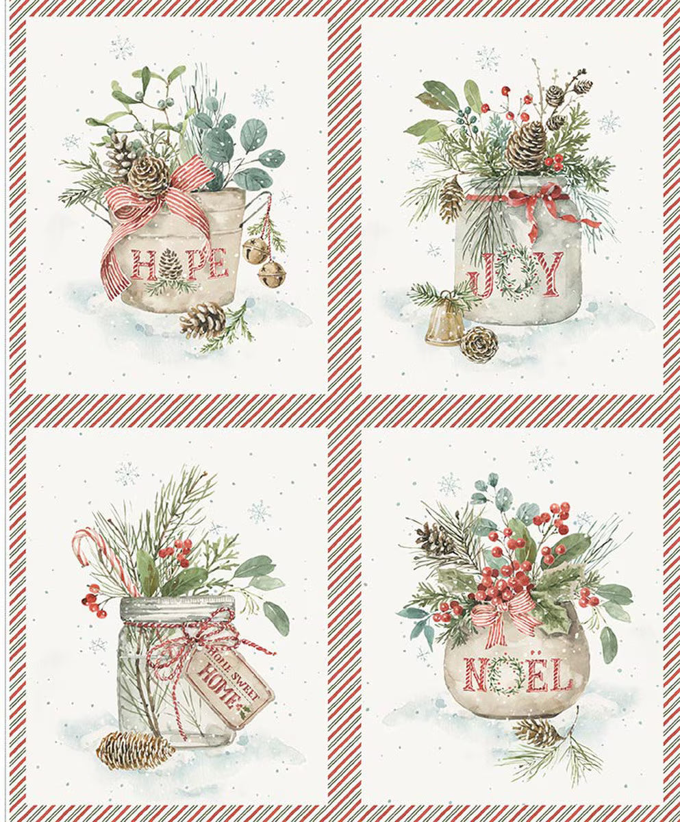 Riley Blake Holiday Spirit Christmas Panel Kit Preorder Deposit
