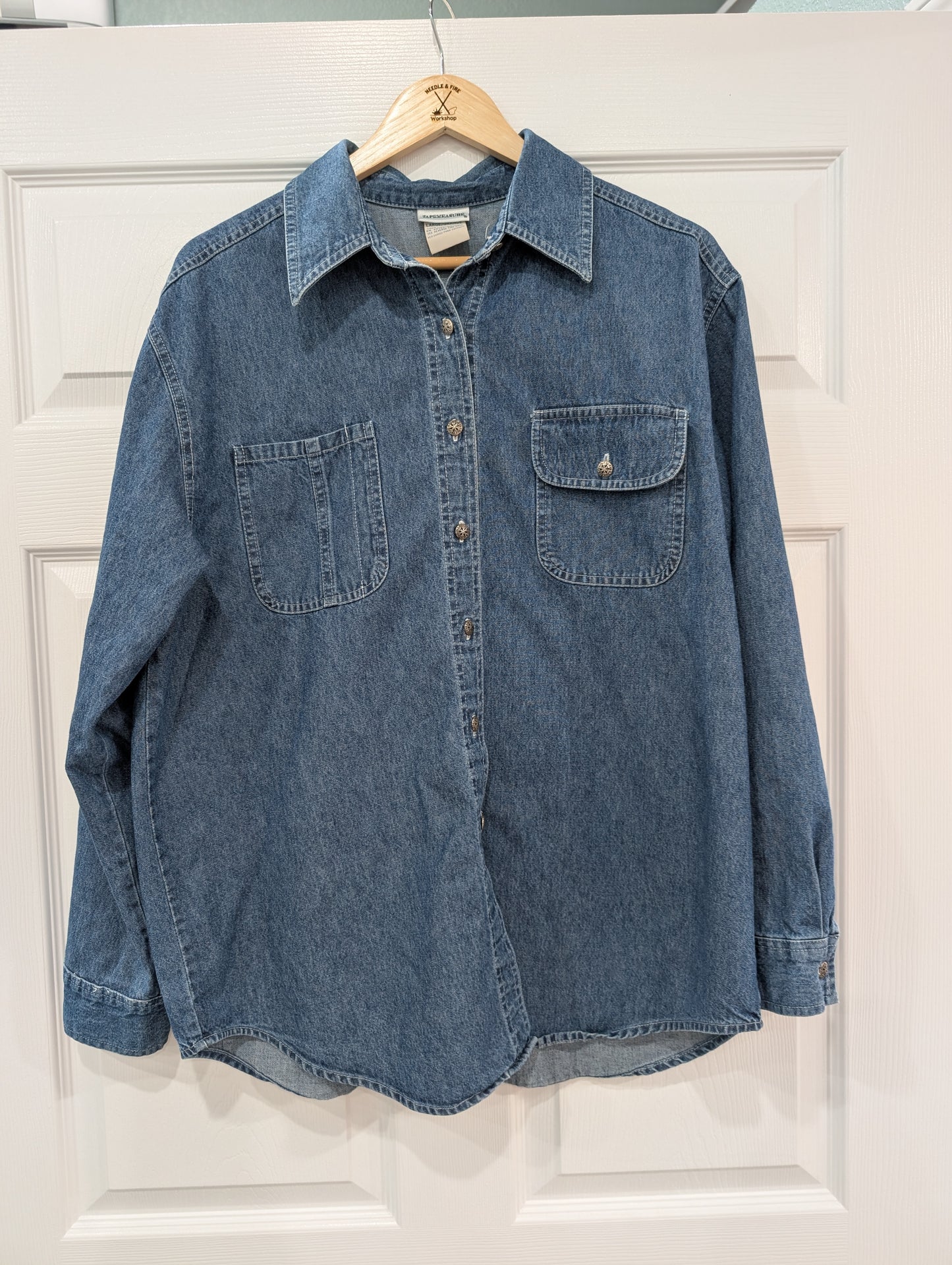 Arizona Sunset – One of One Upcycled Embroidered Denim Shirt