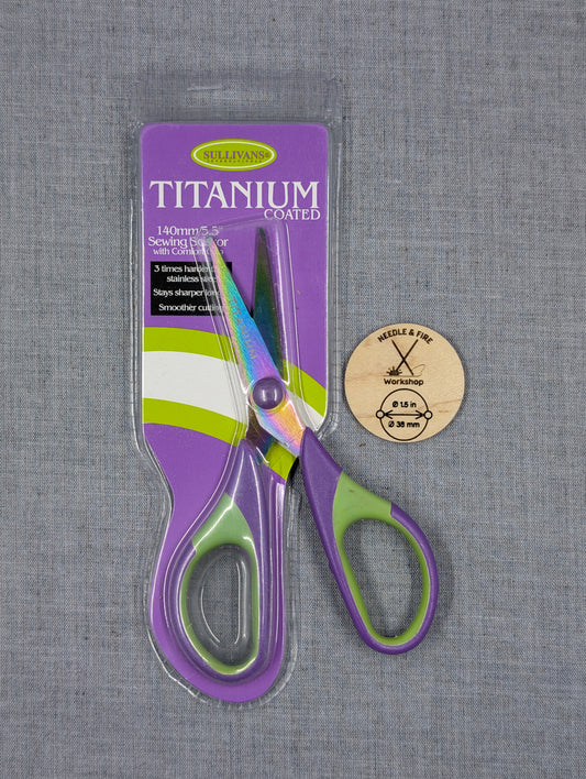 5.5" Titanium-Coated Scissors