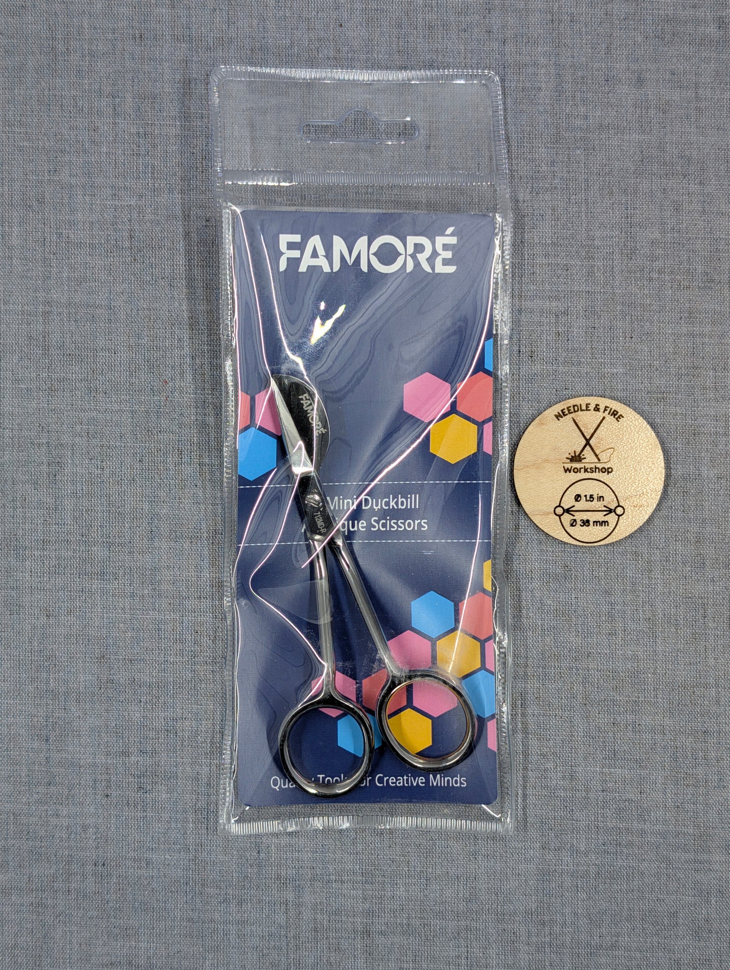 Famore 4" Precision Duckbill Appliqué Scissors