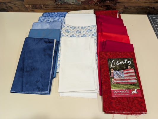 Liberty Patriotic Quilt Kit by Villa Rosa Designs