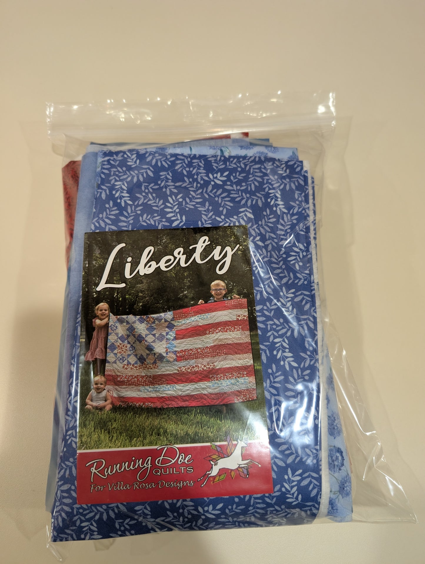 Liberty Patriotic Quilt Kit by Villa Rosa Designs