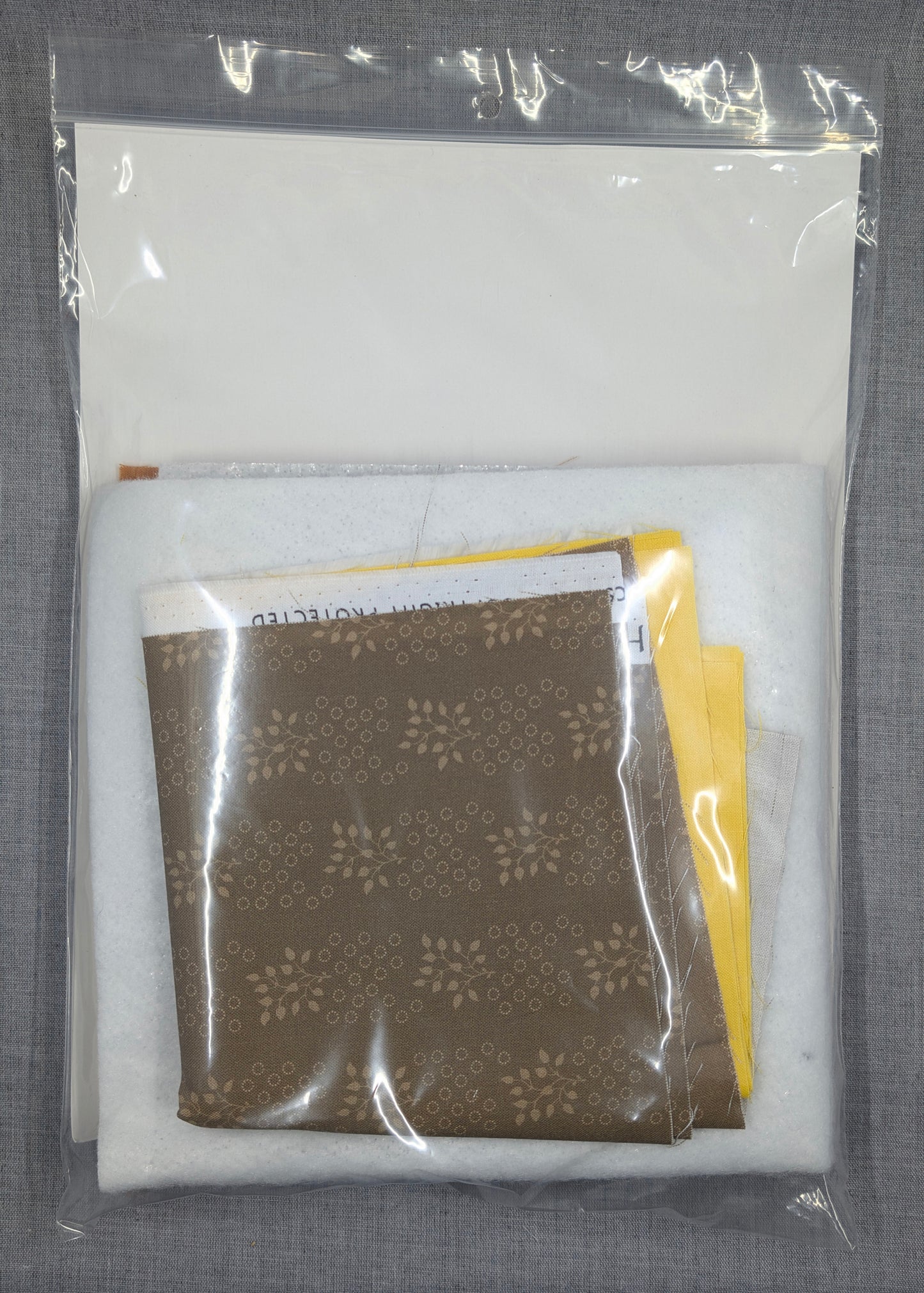 Snail Trail Foundation Paper Piecing Potholder Kit