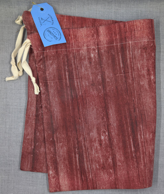 Reusable Waxed Bread Bag – Red Woodgrain – 17 x 11 in.