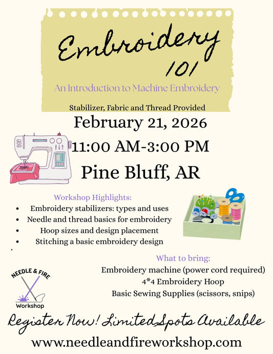 Embroidery 101: Embroidery Machine Basics