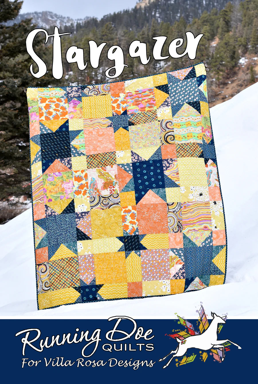 Stargazer Quilt Pattern by Villa Rosa Designs