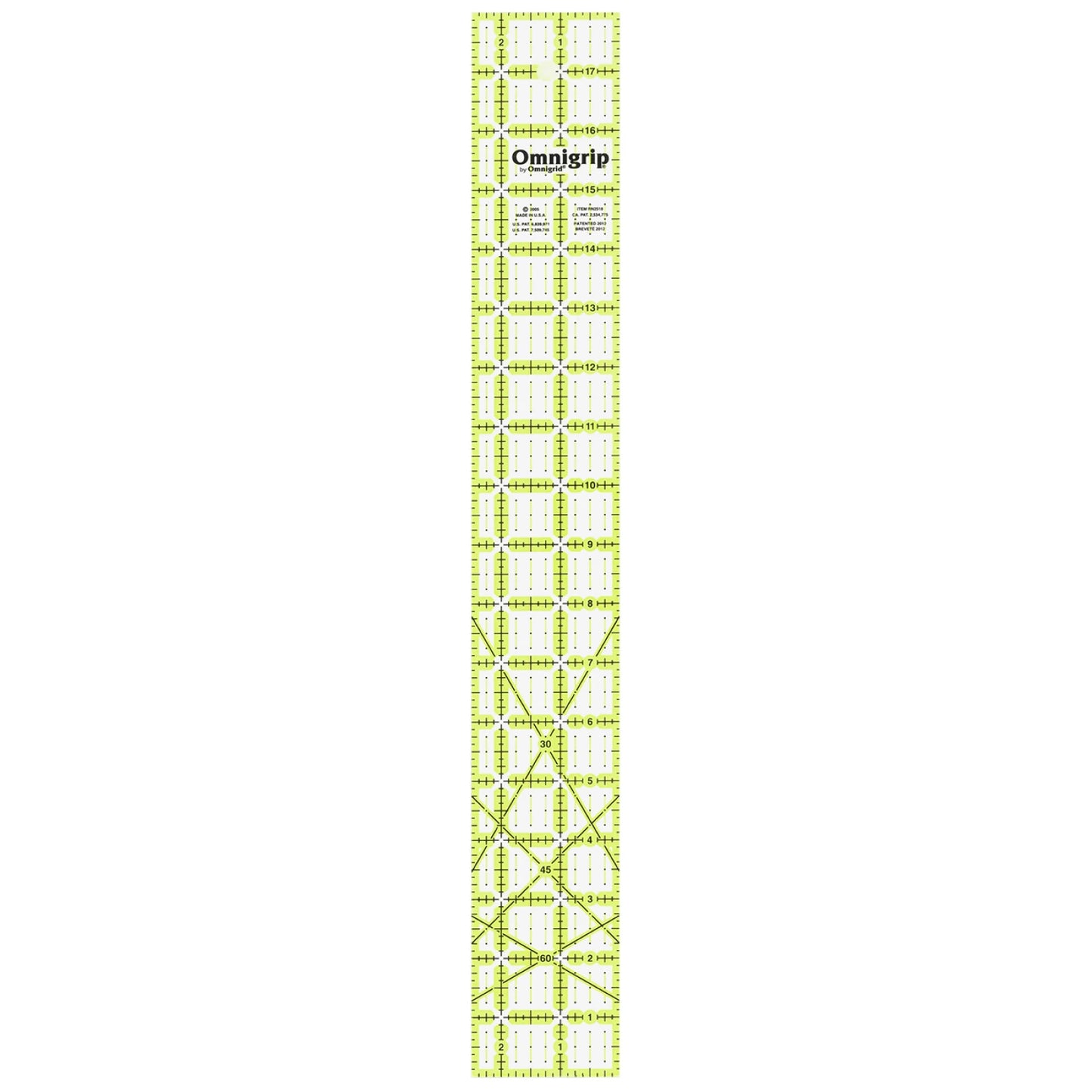 Omnigrid Ruler 2 1/2" x 18" Quilting Ruler