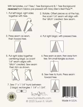 Tiny Tree Template Set-Acrylic