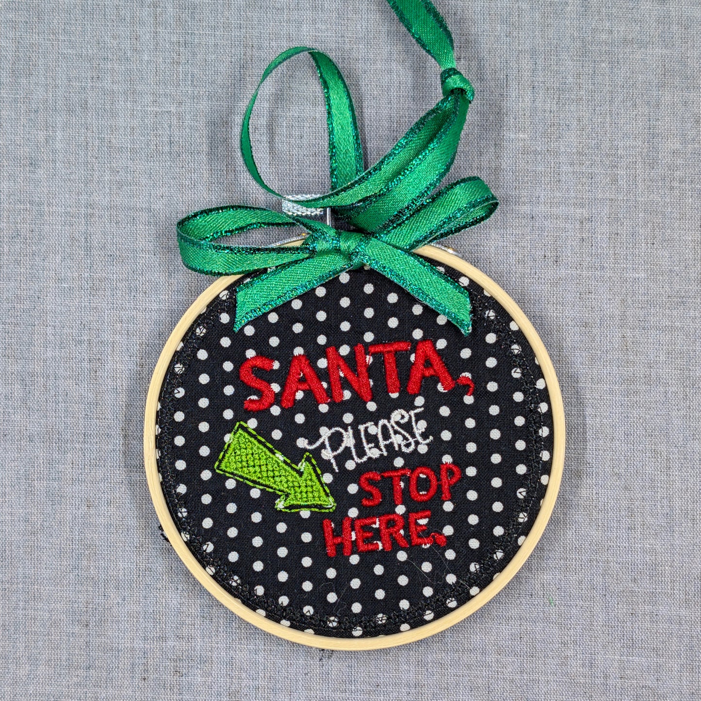 Christmas Sayings Ornaments – Fabric Will Vary
