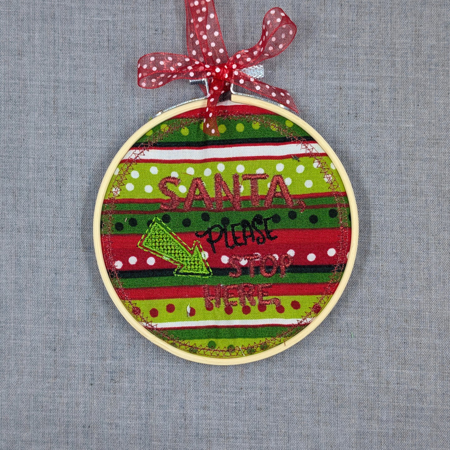 Christmas Sayings Ornaments – Fabric Will Vary