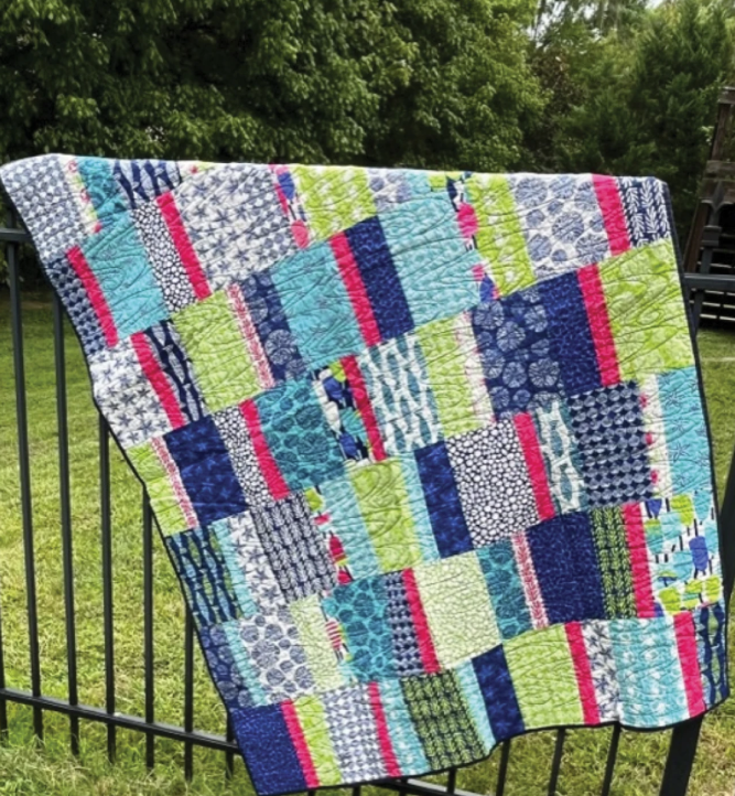 Barcode Quilt Pattern