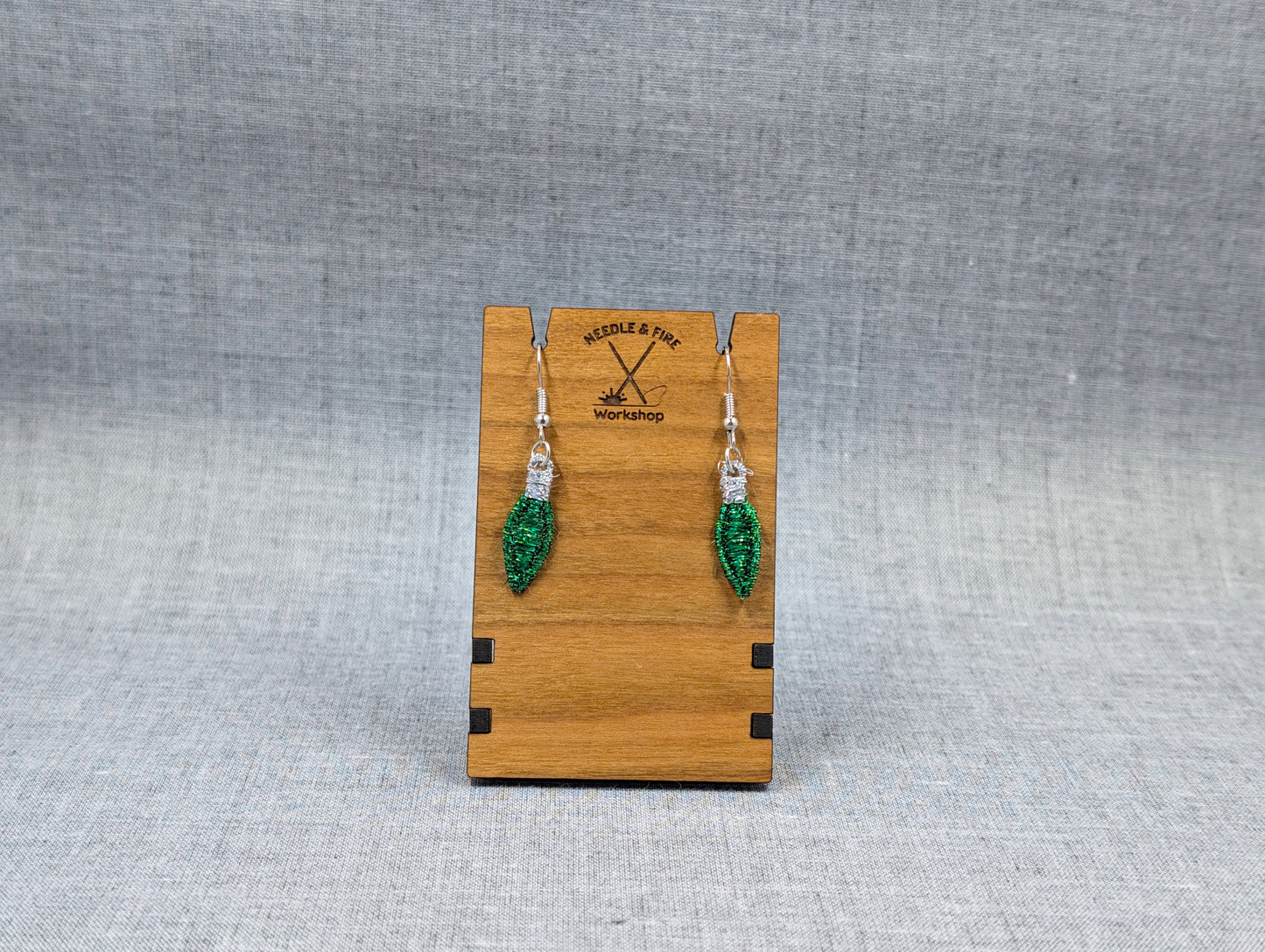 Christmas Light Earrings