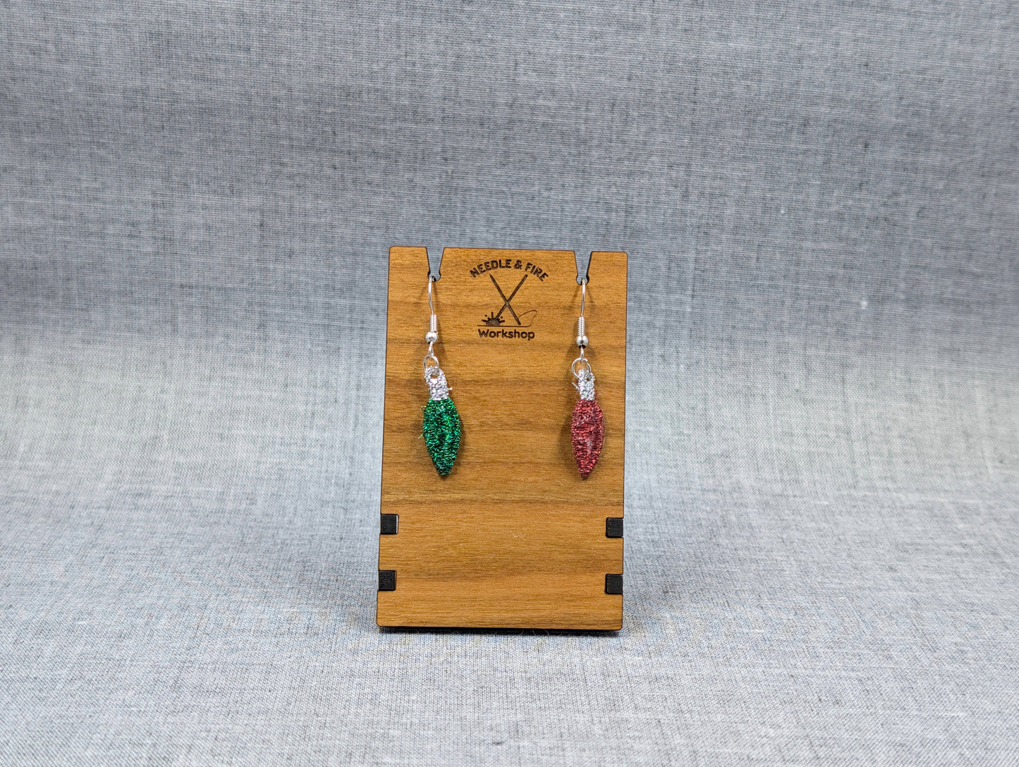 Christmas Light Earrings