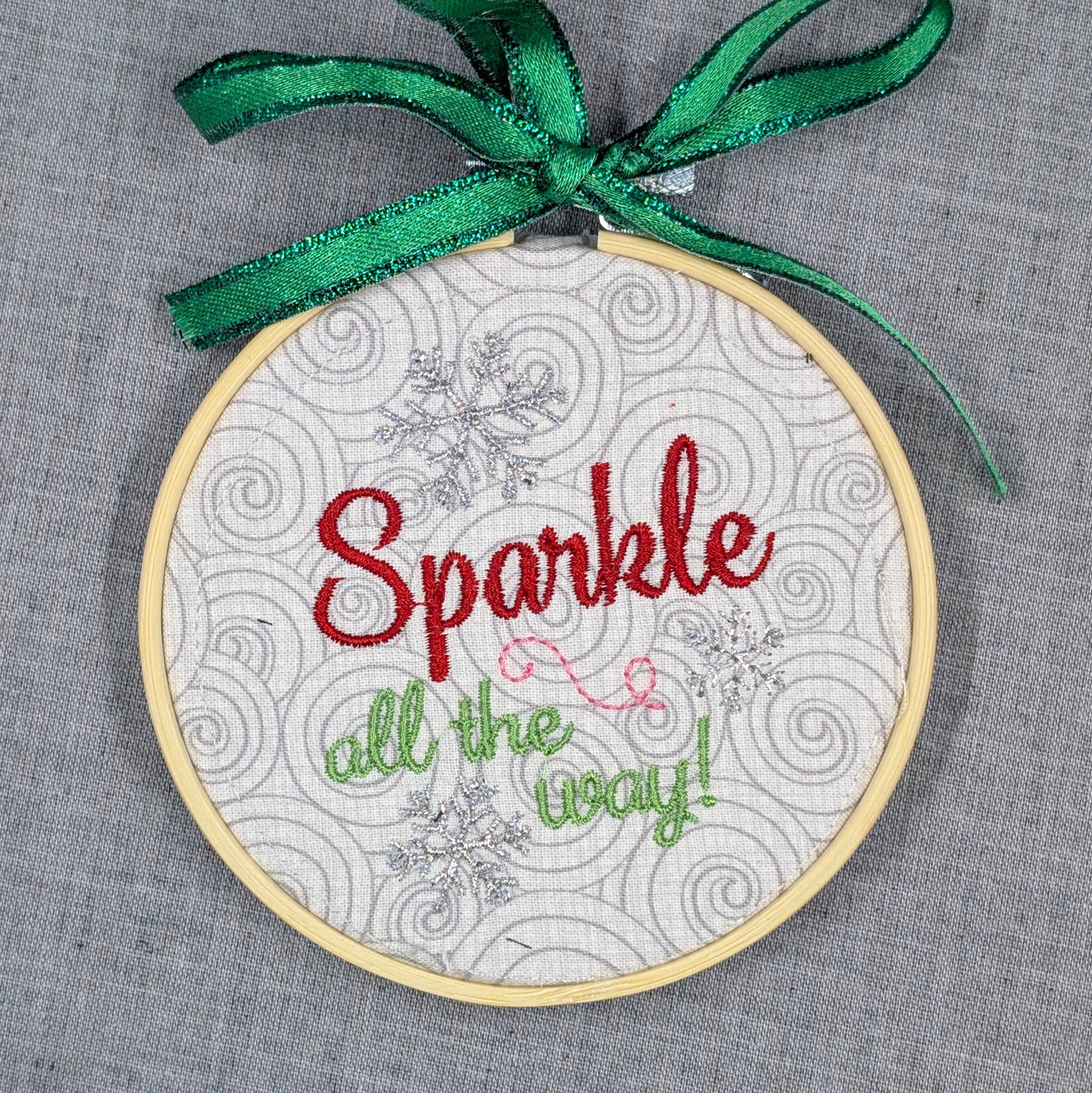 Christmas Sayings Ornaments – Fabric Will Vary