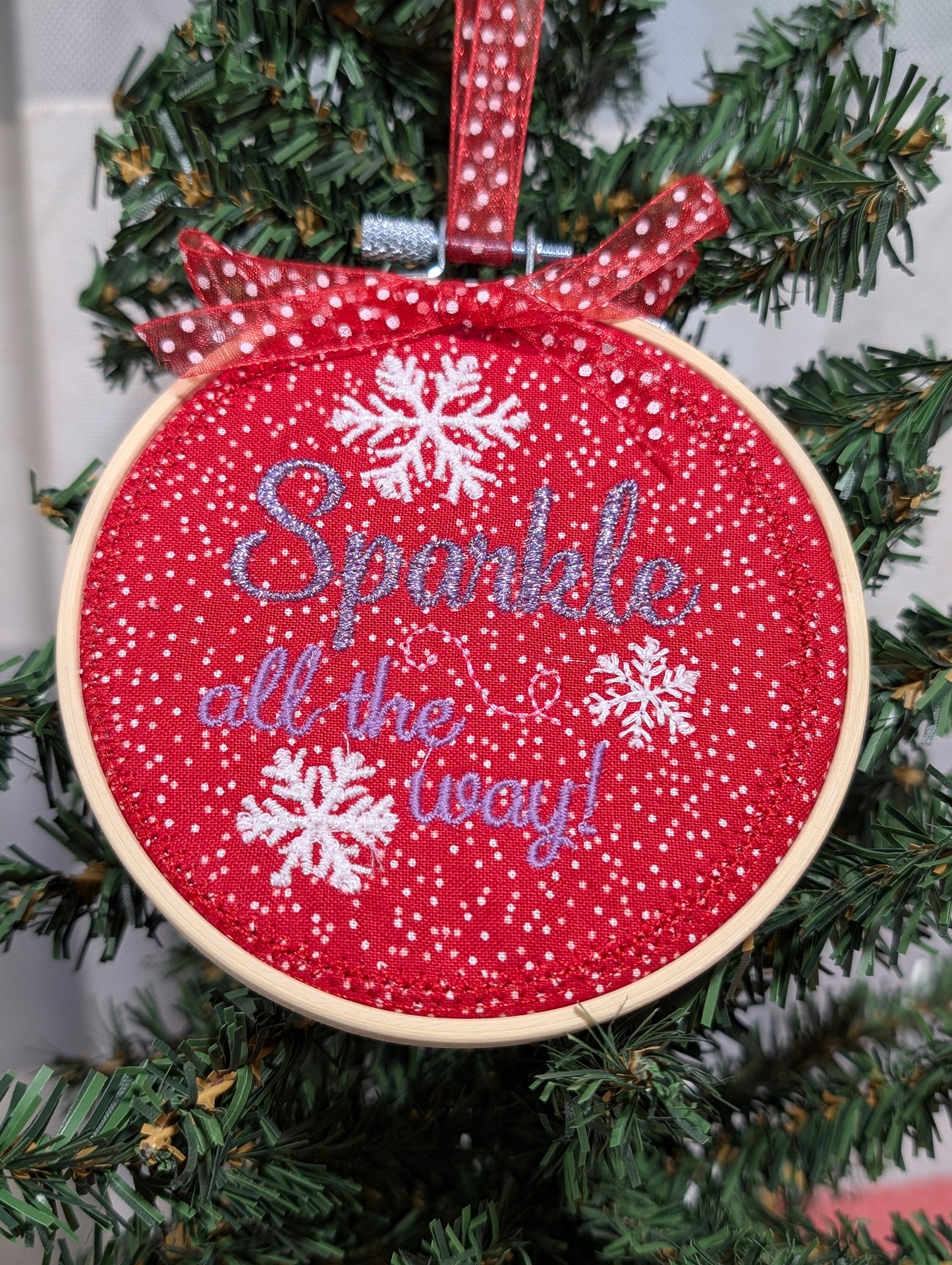 Christmas Sayings Ornaments – Fabric Will Vary