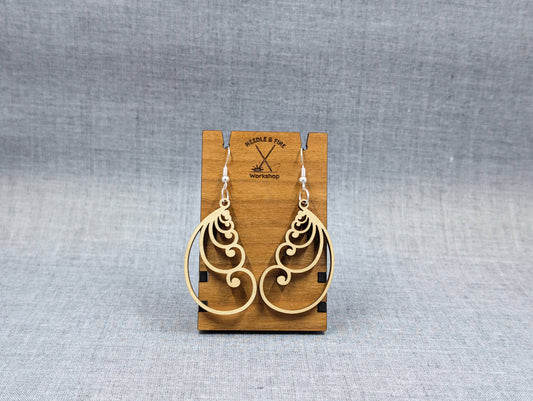 Fibonacci Swirl Earrings